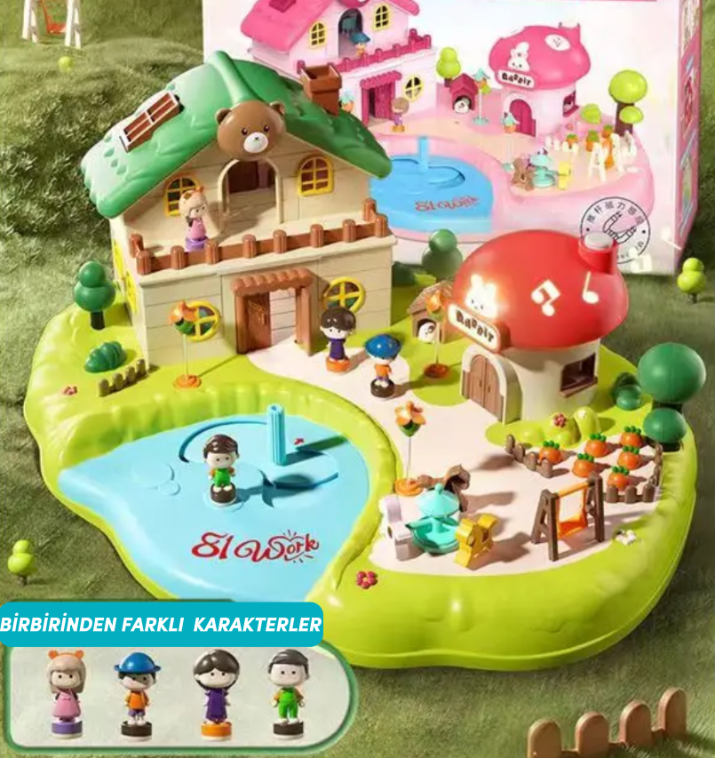 Cozy babe ™ Sevimli Minik Kasaba Dünyası