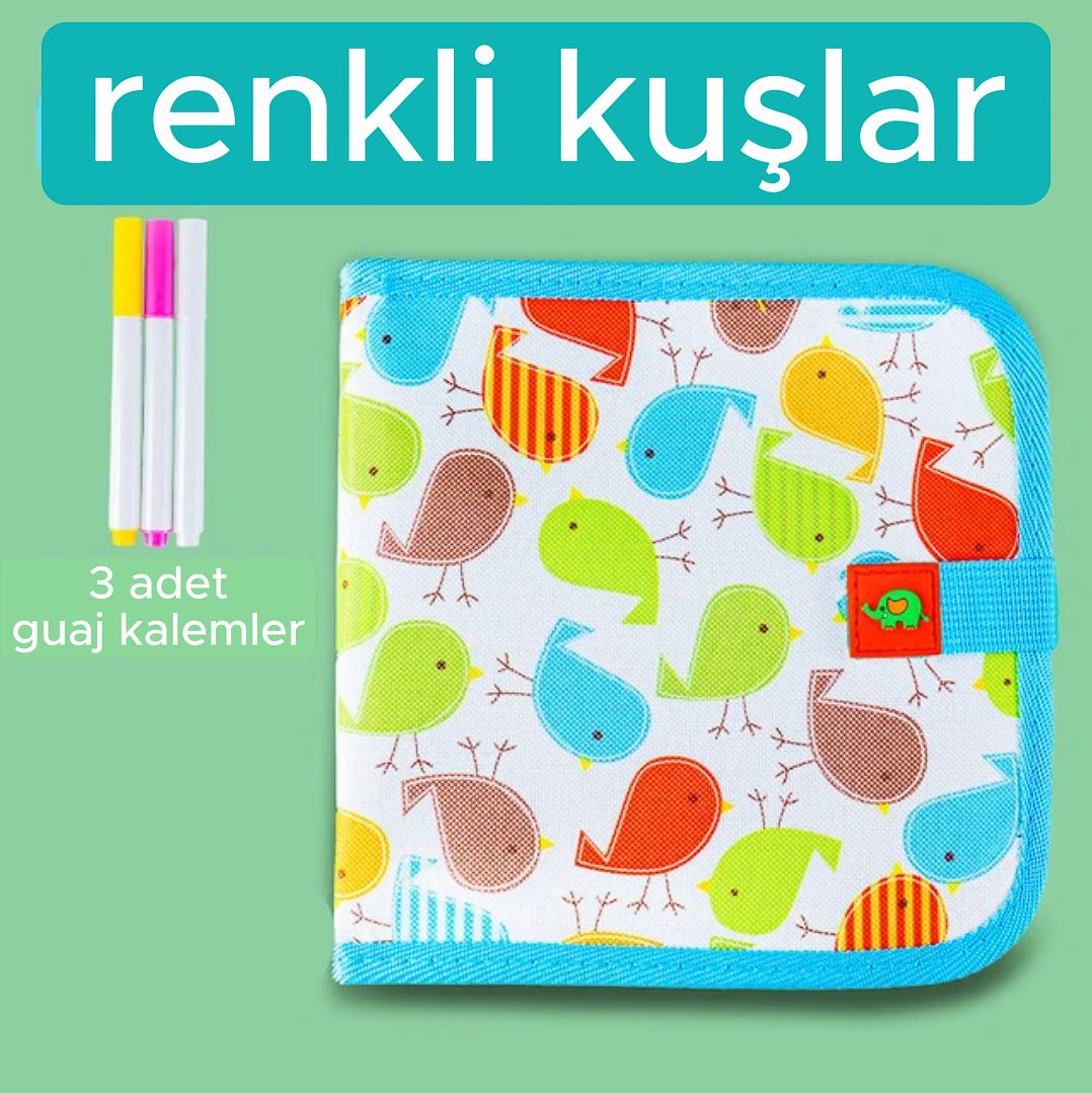 Cozy babe ™ Silinerek Yeniden Kullanılabilir Çizim Pedleri