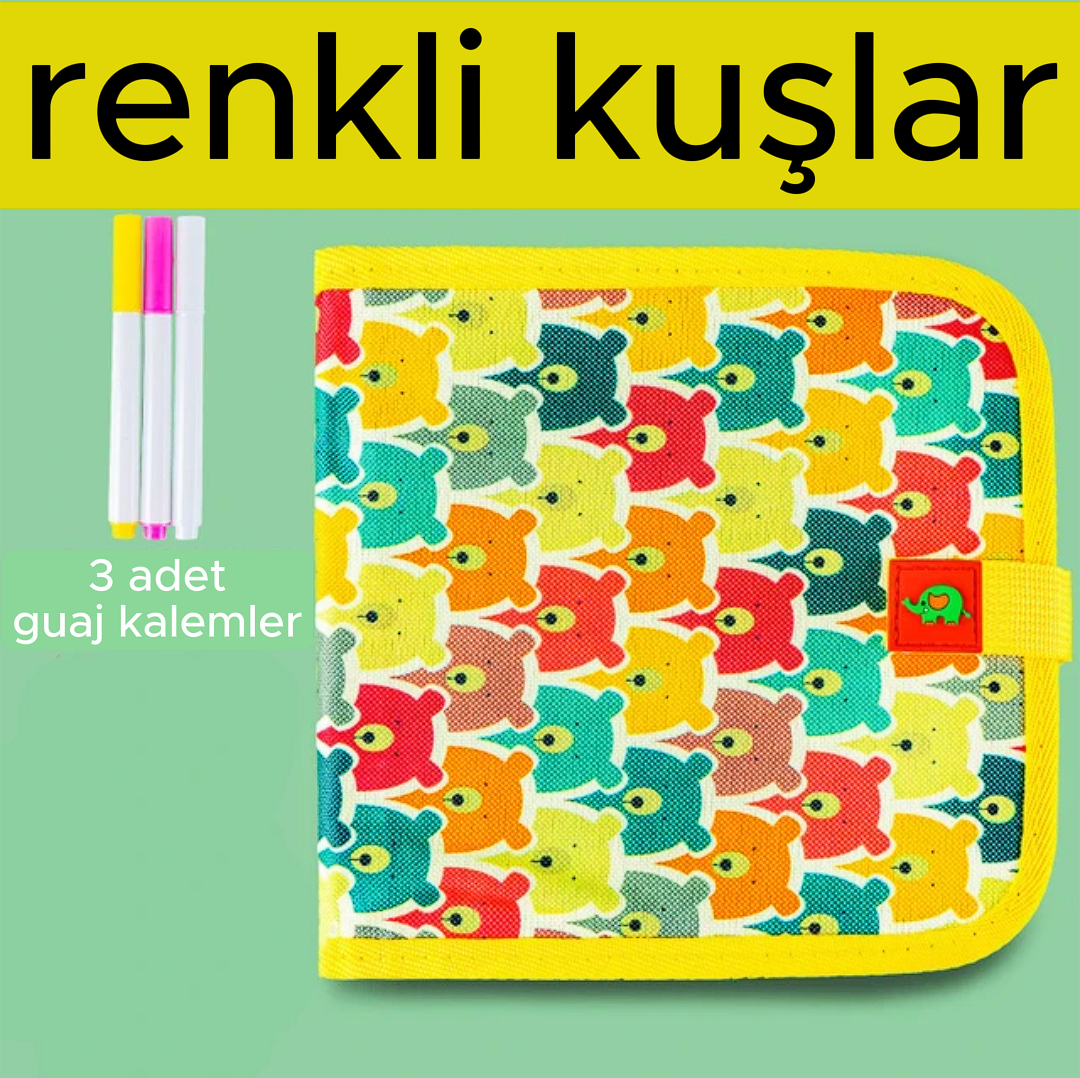 Cozy babe ™ Silinerek Yeniden Kullanılabilir Çizim Pedleri