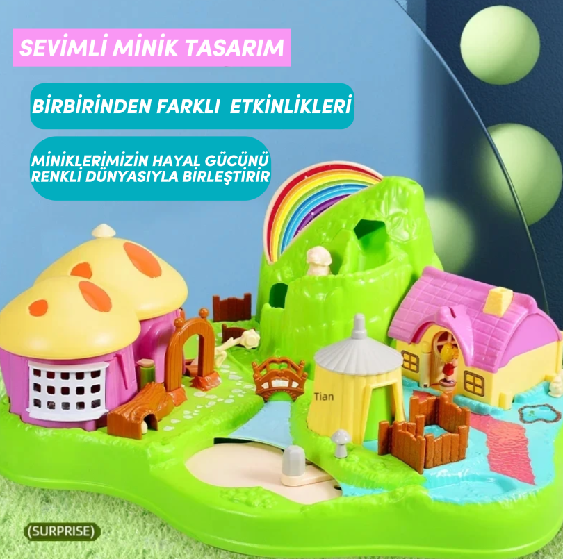 Cozy babe ™ Sevimli Minik Kasaba Dünyası